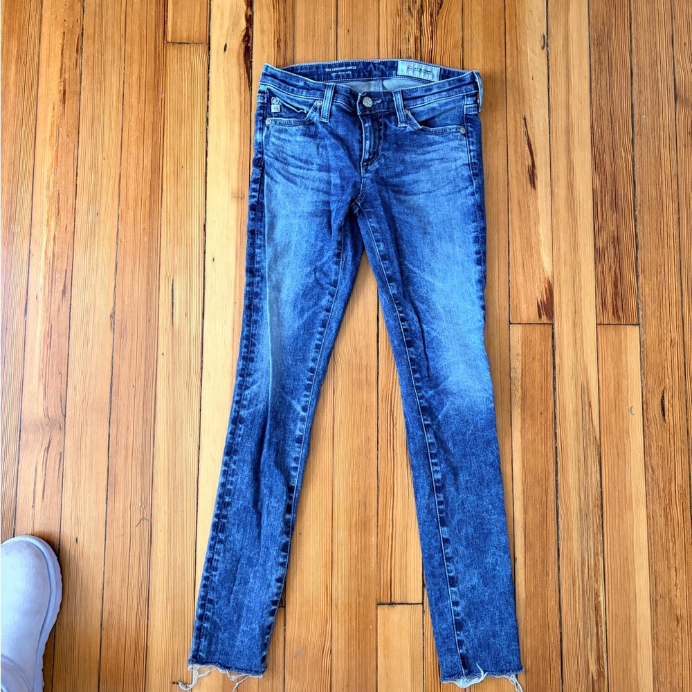 Ag Adriano Goldschmied Women's Blue Skinny Jeans